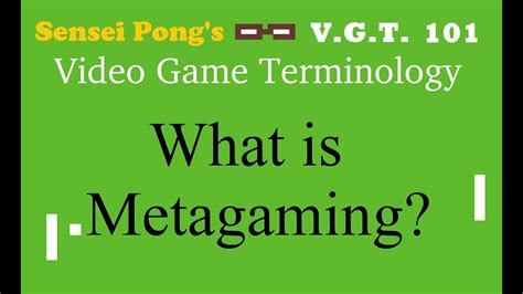 meta gaming meaning